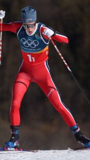 epa11983358 Iivo Niskanen of Finland in the finish area at the Men 50.0 km Mass Start Classic event at the FIS Cross Country World Cup in Lahti, Finland, 23 March 2025.  EPA-EFE/Kimmo Brandt