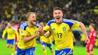 Viktor Gyokeres Roony Bardghji Ruotsi