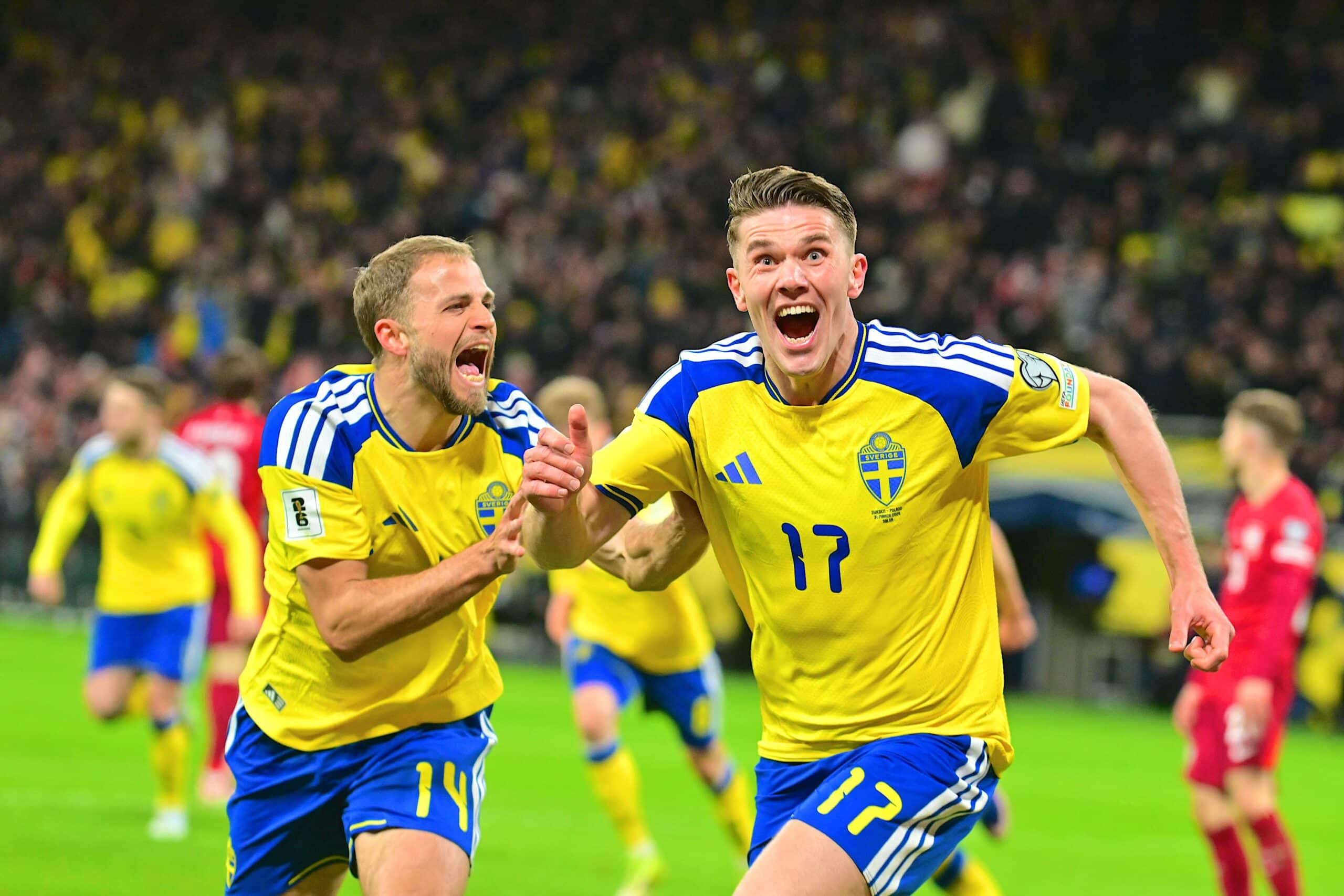 Viktor Gyokeres Roony Bardghji Ruotsi