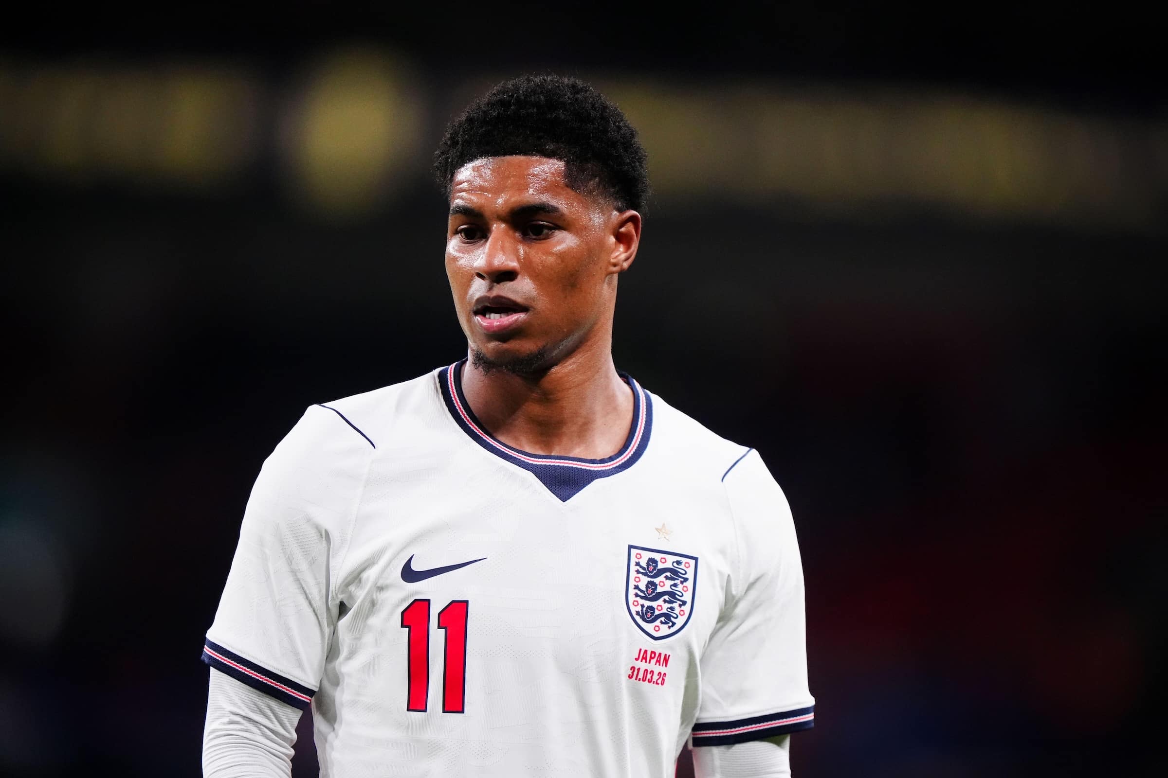 Marcus Rashford Englannin paidassa