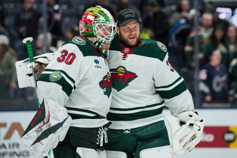 Jesper Wallstedt ja Filip Gustavsson