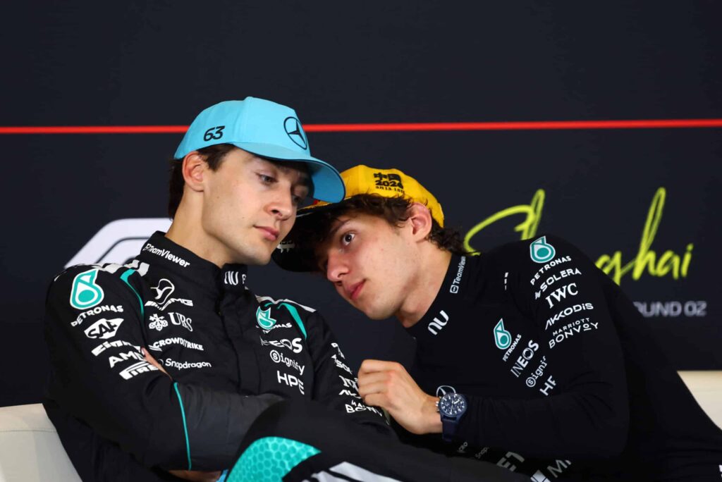 George Russell ja Kimi Antonelli