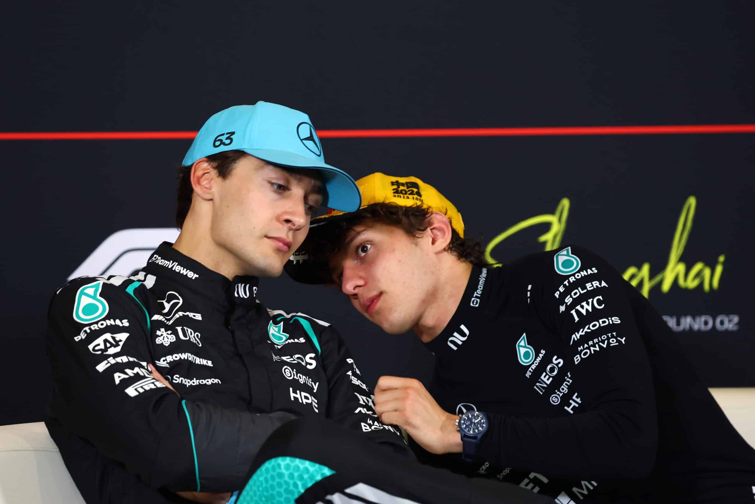 George Russell ja Kimi Antonelli