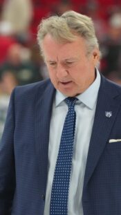 Nov 18, 2024; Philadelphia, Pennsylvania, USA; Philadelphia Flyers defenseman Rasmus Ristolainen (55) against the Colorado Avalanche at Wells Fargo Center. Mandatory Credit: Eric Hartline-Imagn Images