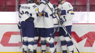 Pikkuleijonat juhlii maalia MM-kisoissa keväällä 2026