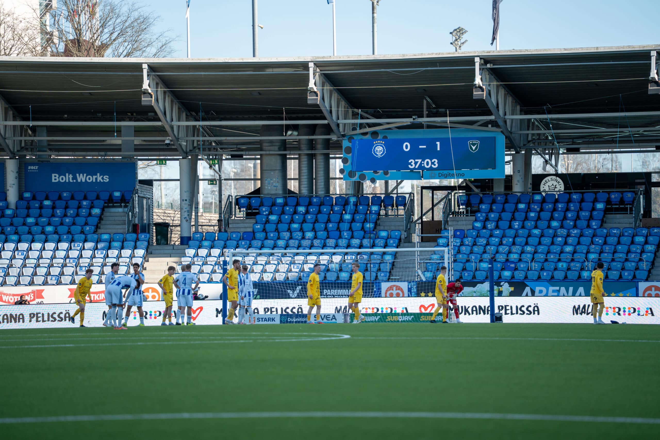 Bolt Arena, HJK, AC Oulu