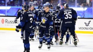 Leijonien pelaajia keväällä 2026