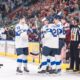 Leijonat juhlii maalia Latviaa vastaan MM2026