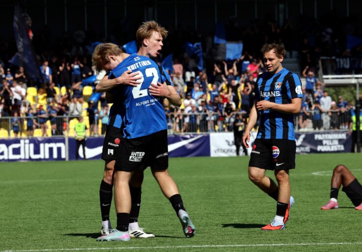 FC Inter juhlii Turun derbyssä Veikkausliigassa keväällä 2026