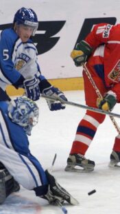 Pavel Patera Miikka Kiprusoff Aki Berg