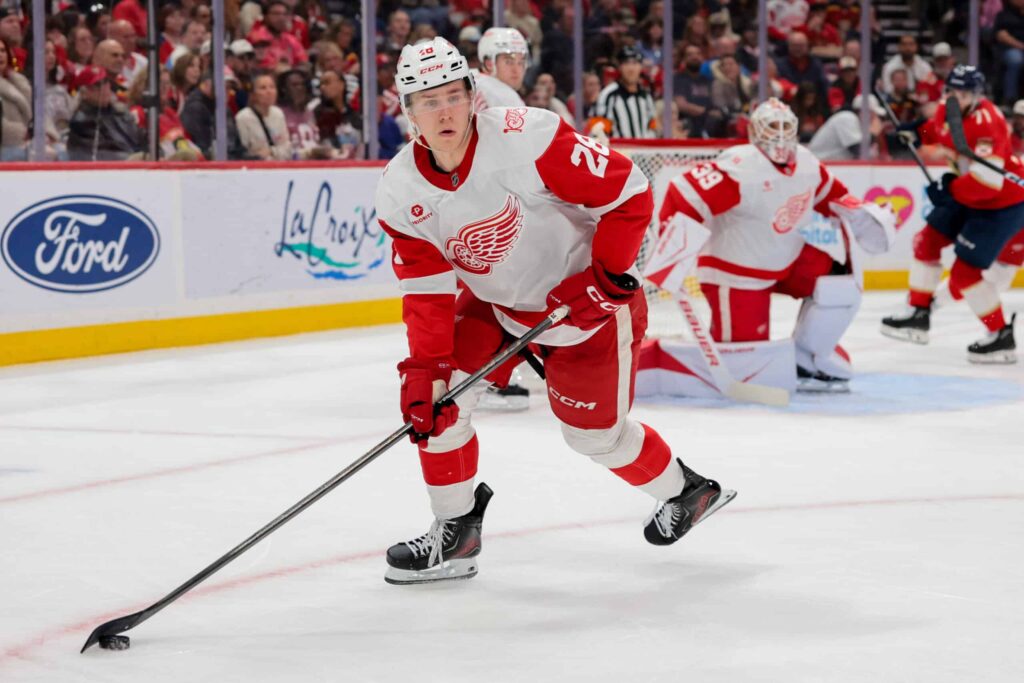 Detroit Red Wingsin norjalaishyökkääjä Michael Brandsegg-Nygård