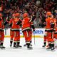 Anaheim Ducks juhlii jatkopaikkaa NHL:n pudotuspeleissä keväällä 2026