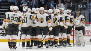 Vegas Golden Knights juhlii jatkopaikkaa NHL:ssä keväällä 2026
