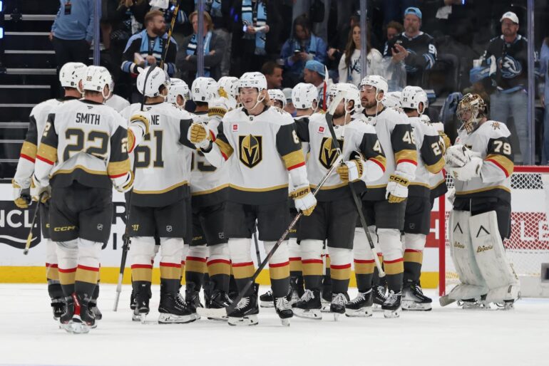 Vegas Golden Knights juhlii jatkopaikkaa NHL:ssä keväällä 2026