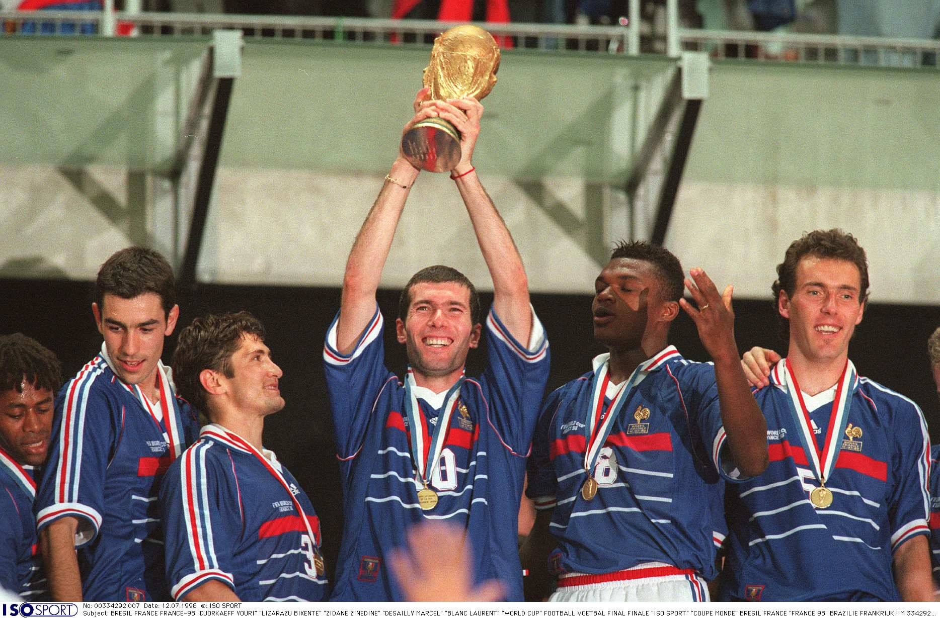 Ranska 1998 Zinedine Zidane