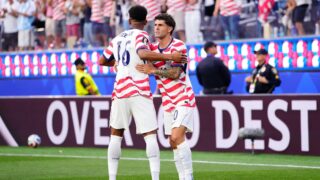 USA:n MM-kisa-avaus herätti suuria tunteita. Kuvassa Christian Pulisic