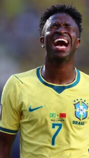 Brasilian Vinicius Junior jalkapallon MM-kisoissa 2026