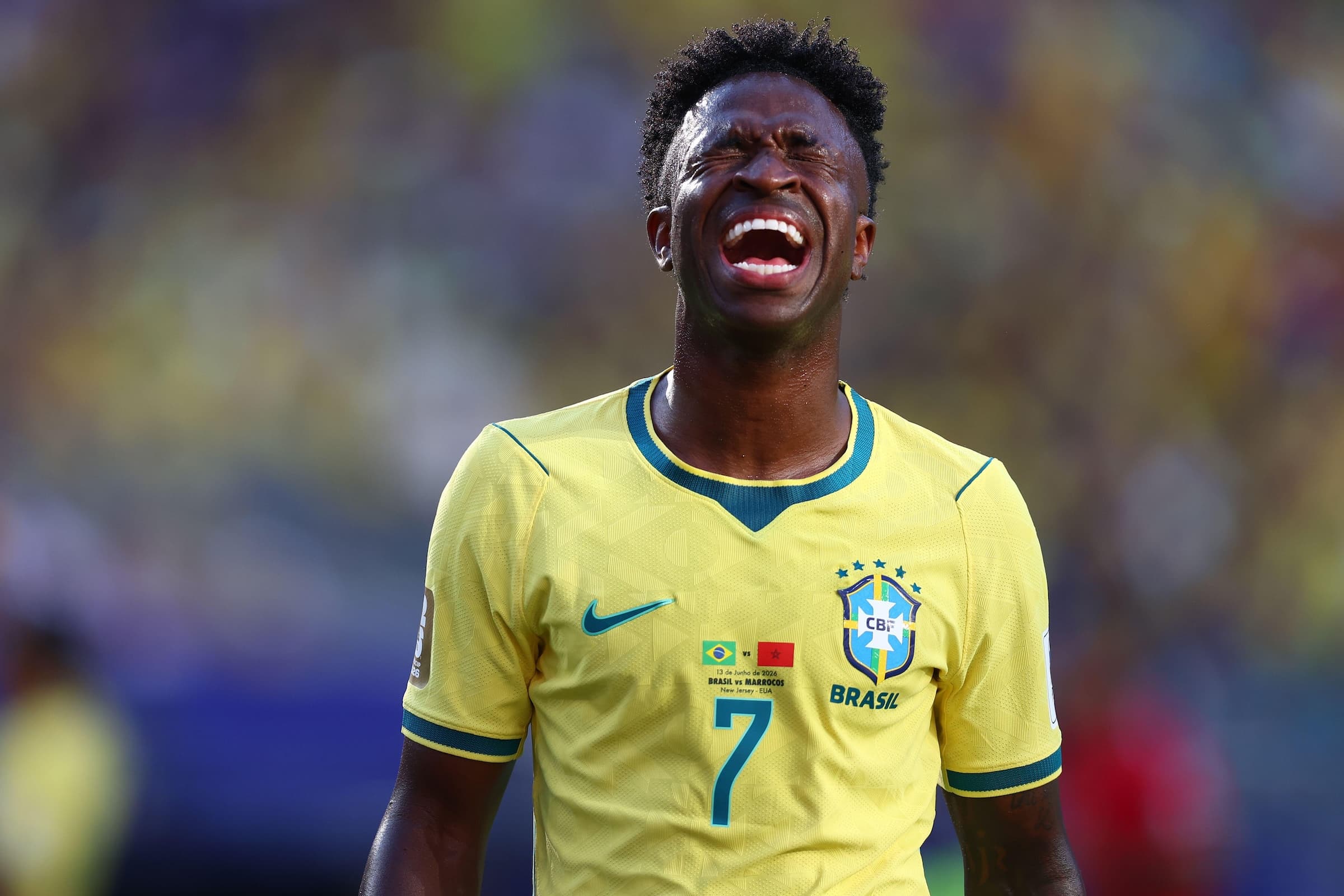 Brasilian Vinicius Junior jalkapallon MM-kisoissa 2026