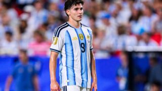 Argentiinan Julian Alvarez jalkapallon MM-kisoissa 2026