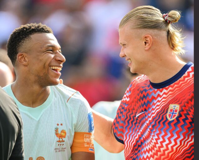 Kylian Mbappe Erling Haaland