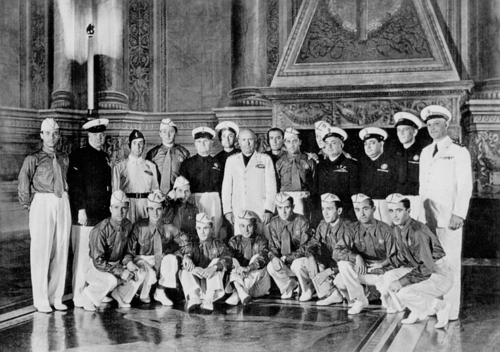 Italia 1938 Benito Mussolini