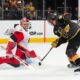 Carolina Hurricanesin tanskalaismaalivahti Frederik Andersen ja Vegas Golden Knightsin kanadalaistähti Mitch Marner