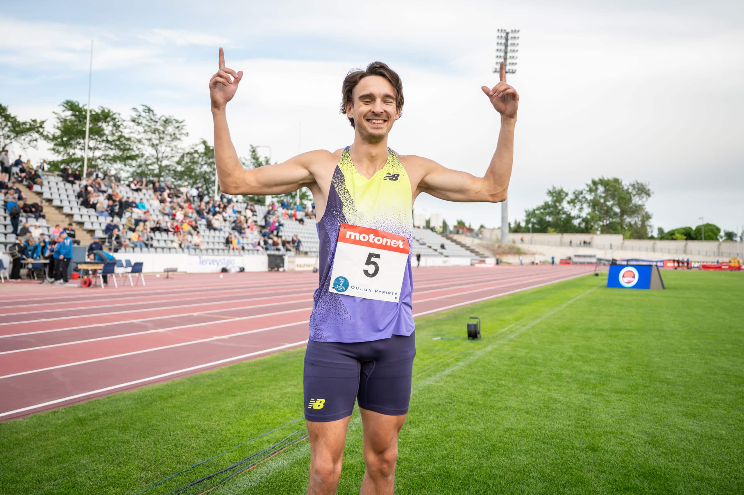 Kuvassa Riku Illukka, 200m SM