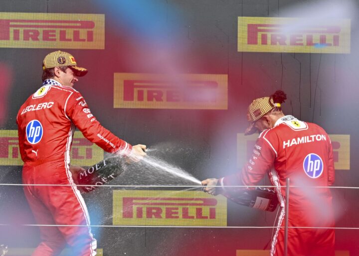 Charles Leclerc Lewis Hamilton