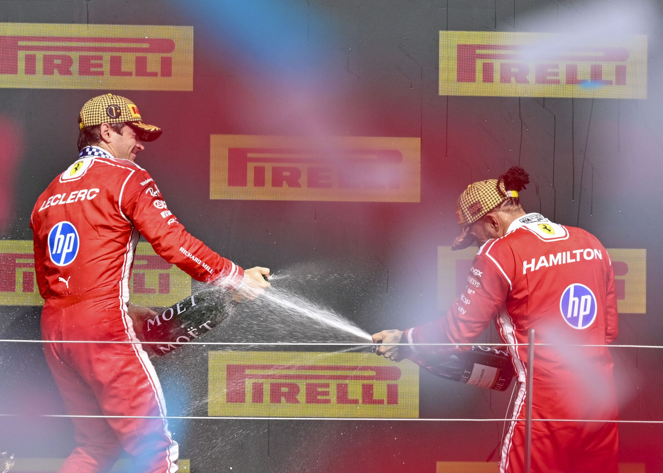 Charles Leclerc Lewis Hamilton
