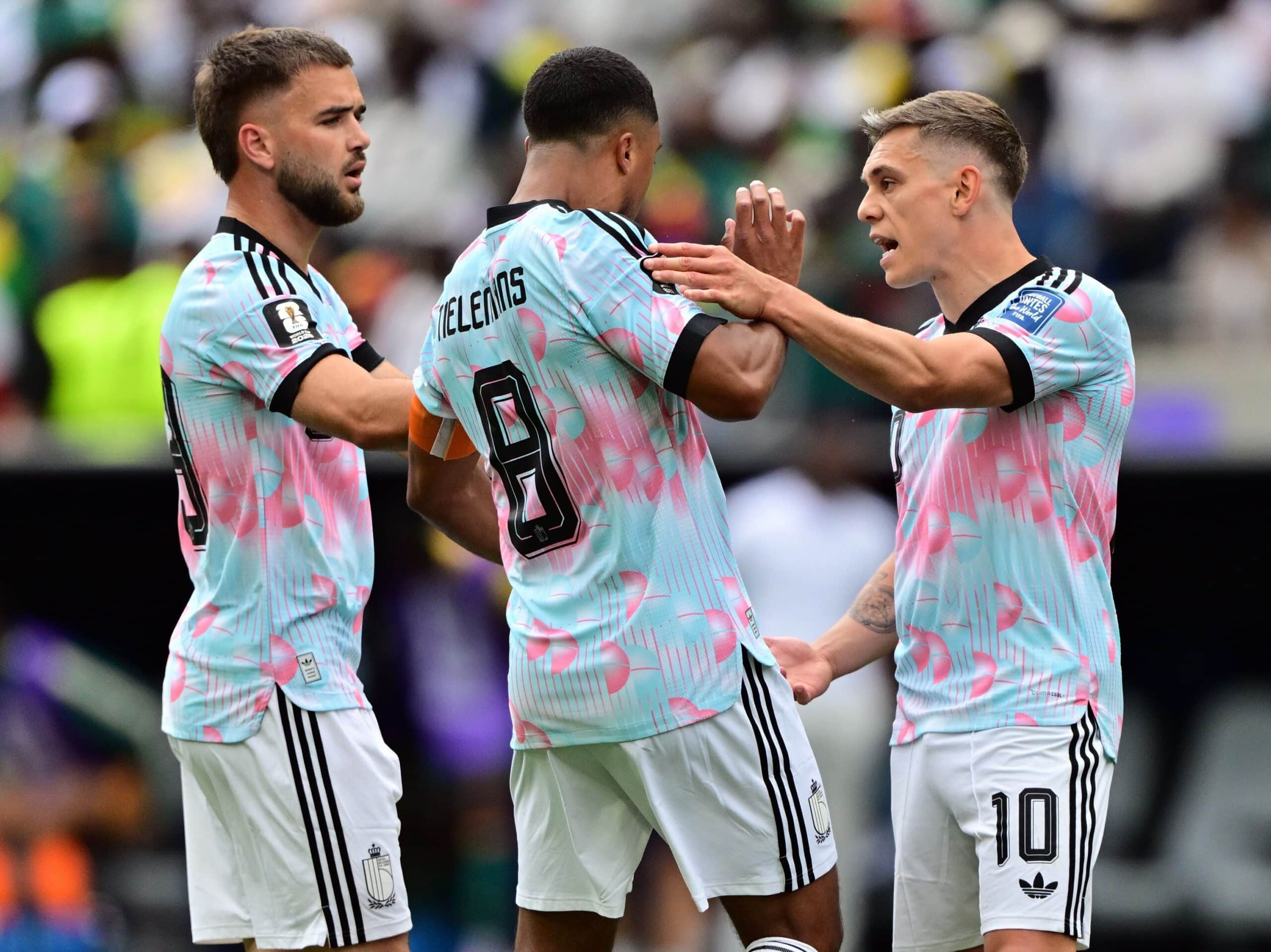 Youri Tielemans Leandro Trossard Belgia