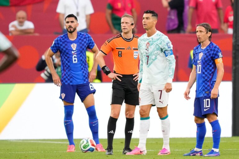 Cristiano Ronaldo Luka Modric Kroatia Portugali
