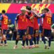 Espanja juhlii maalia jalkapallon MM-kisoissa 2026