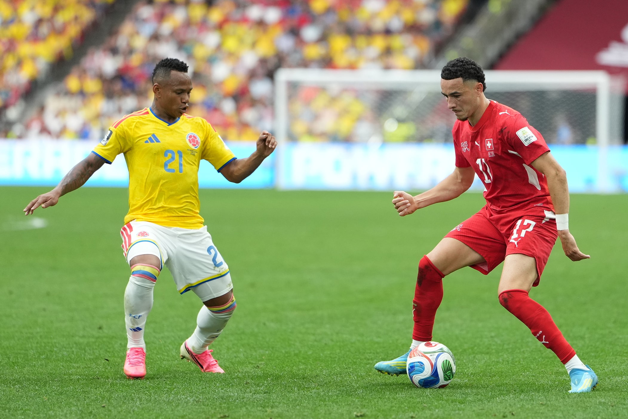 Ruben Vargas Jaminton Campas Sveitsi Kolumbia