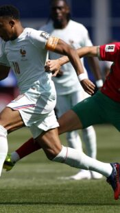 Kylian Mbappe Bilal El Khannouss Ranska Marokko