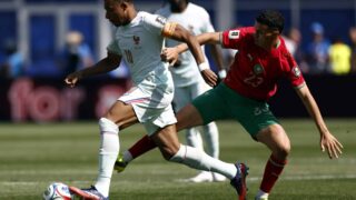 Kylian Mbappe Bilal El Khannouss Ranska Marokko