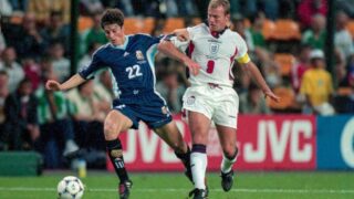 Englanti putosi Argentiinalle vuoden 1998 MM-kisoissa