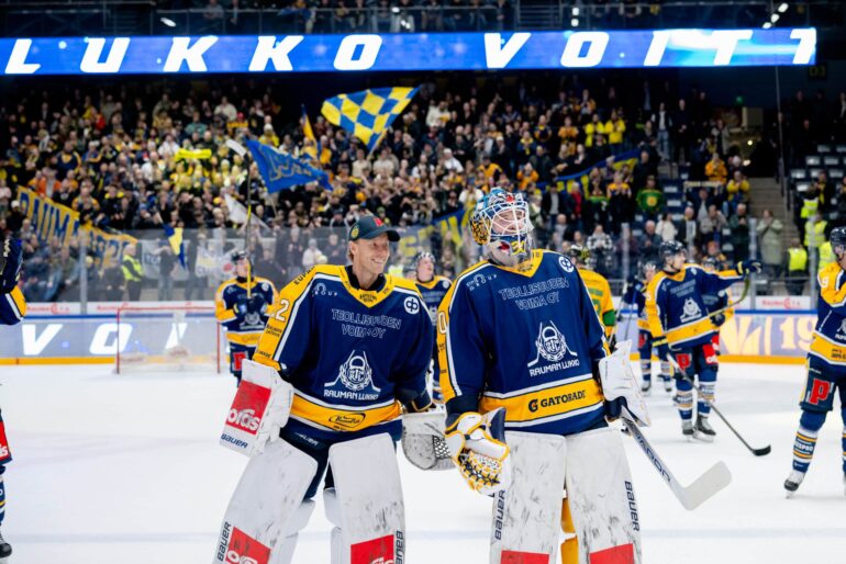Antti Raanta ja Daniel Salonen