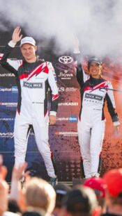 Teemu Suninen ja Janni Hussi Suomen MM-rallissa