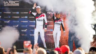 Teemu Suninen ja Janni Hussi Suomen MM-rallissa