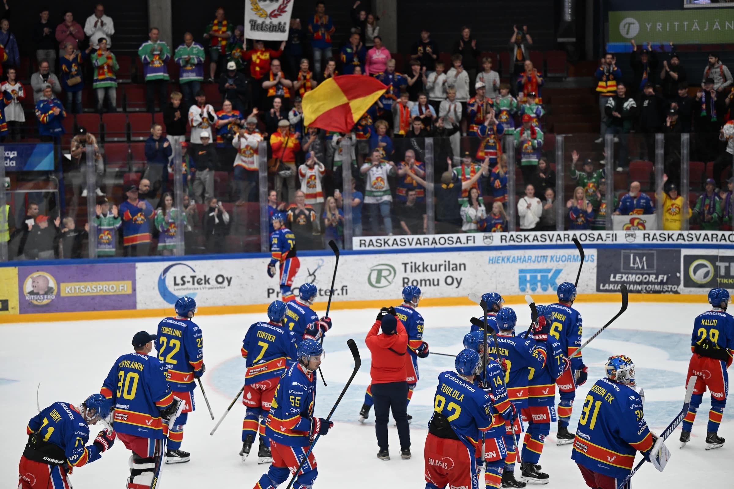 Jokerit kiittää kannattajiaan syksyllä 2026