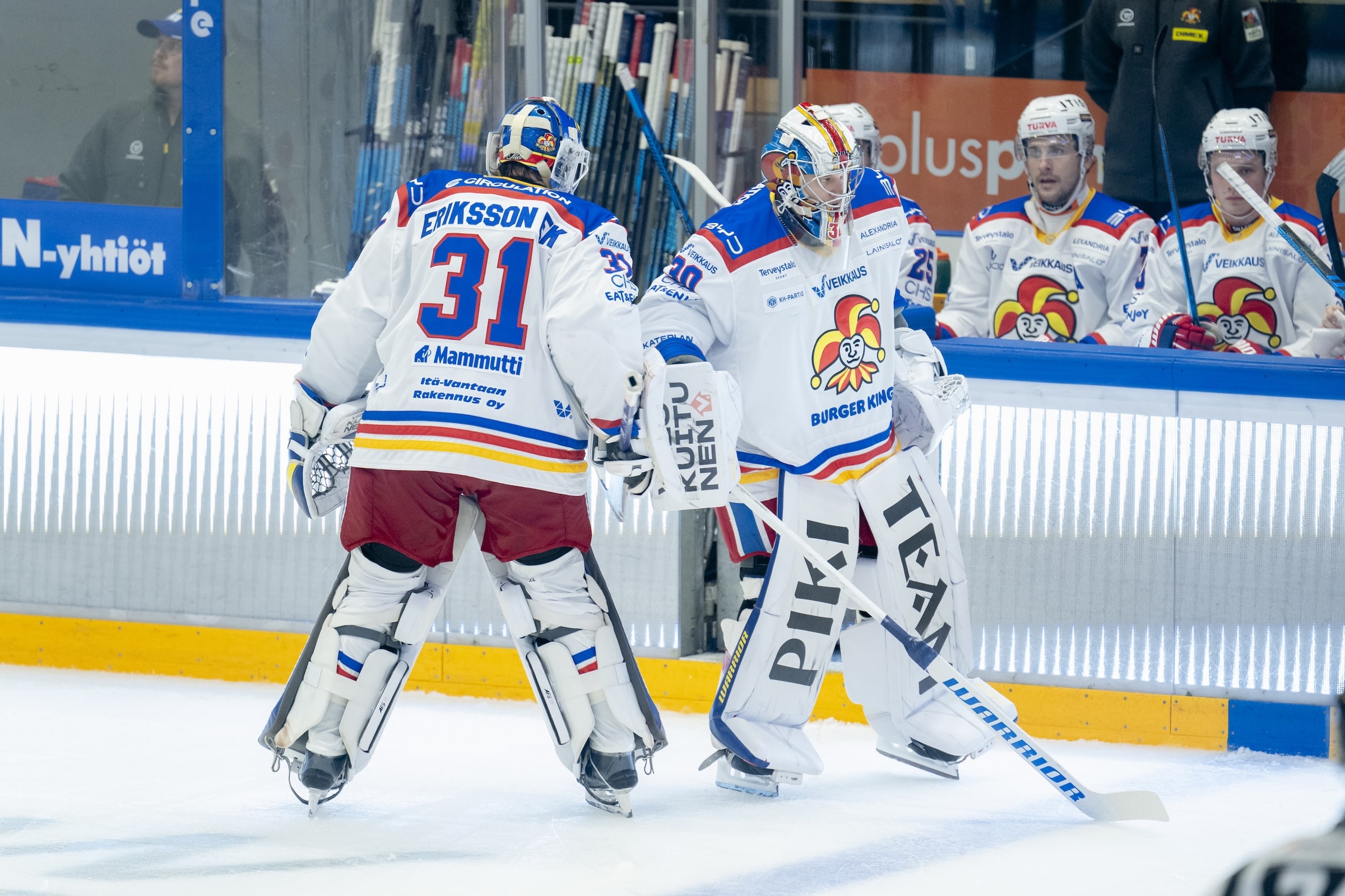 Jokereiden Olle Eriksson Ek vaihdettiin Veini Vehviläiseen Raumalla syyskuussa 2026
