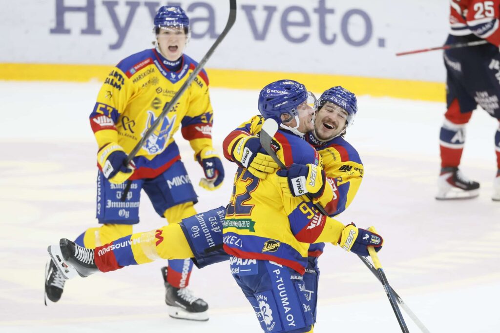 Mikkelin Jukurit juhlii maalia HIFK:ta vastaan Nordiksella syyskuussa 2026