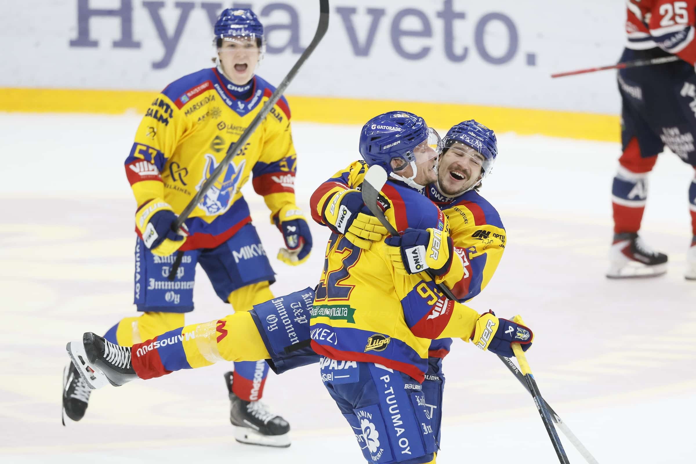 Mikkelin Jukurit juhlii maalia HIFK:ta vastaan Nordiksella syyskuussa 2026