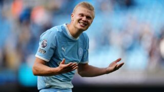 Manchester Cityn Erling Haaland syyskuussa 2026