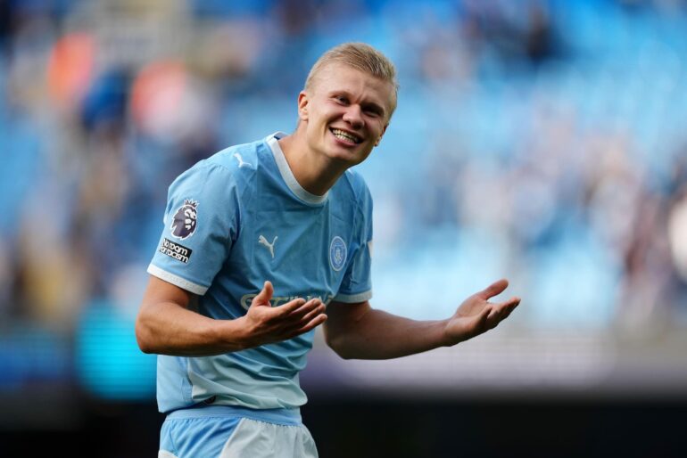 Manchester Cityn Erling Haaland syyskuussa 2026