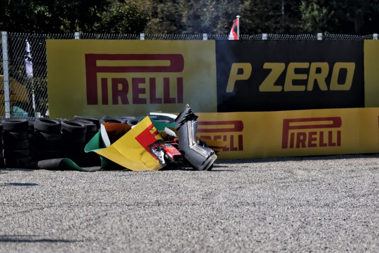 Ferrarin Charles Leclerc ajoi rajusti ulos Monzan GP:ssä 2026