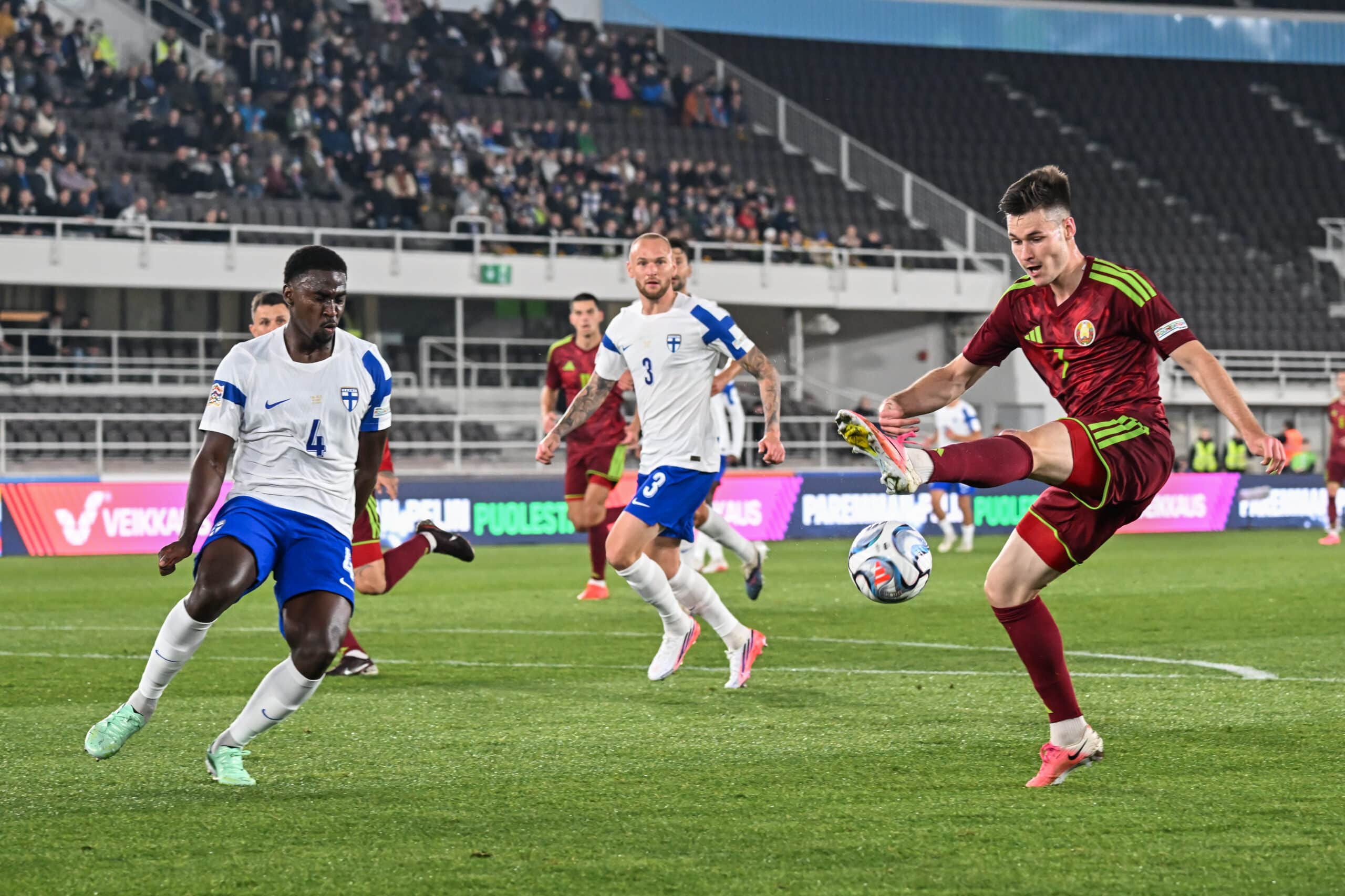 Tony Miettinen, Adam Ståhl, Huuhkajat, Suomi, Valko-Venäjä, jalkapallomaajoukkue