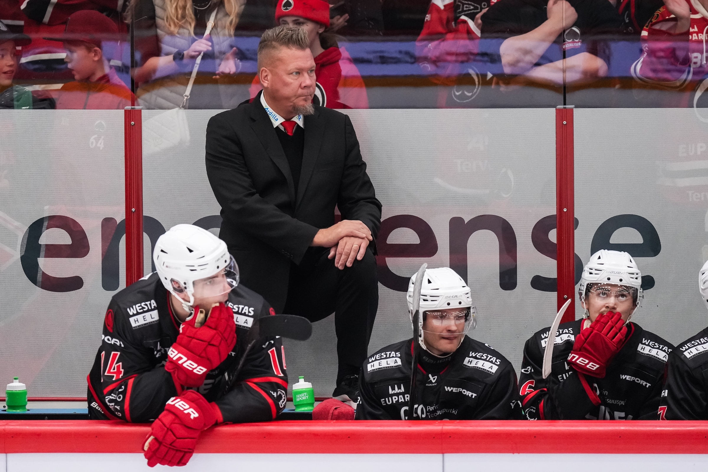 Porin Ässien päävalmentaja Jarno Pikkarainen