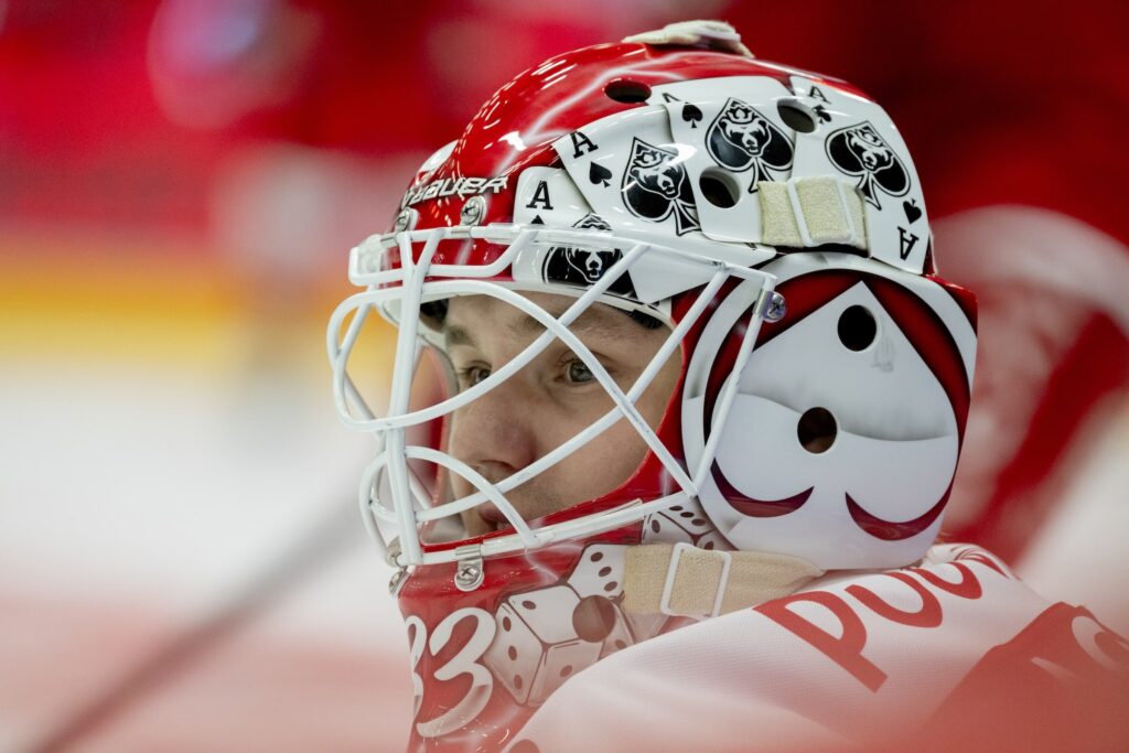Porin Ässien maalivahti Roope Taponen