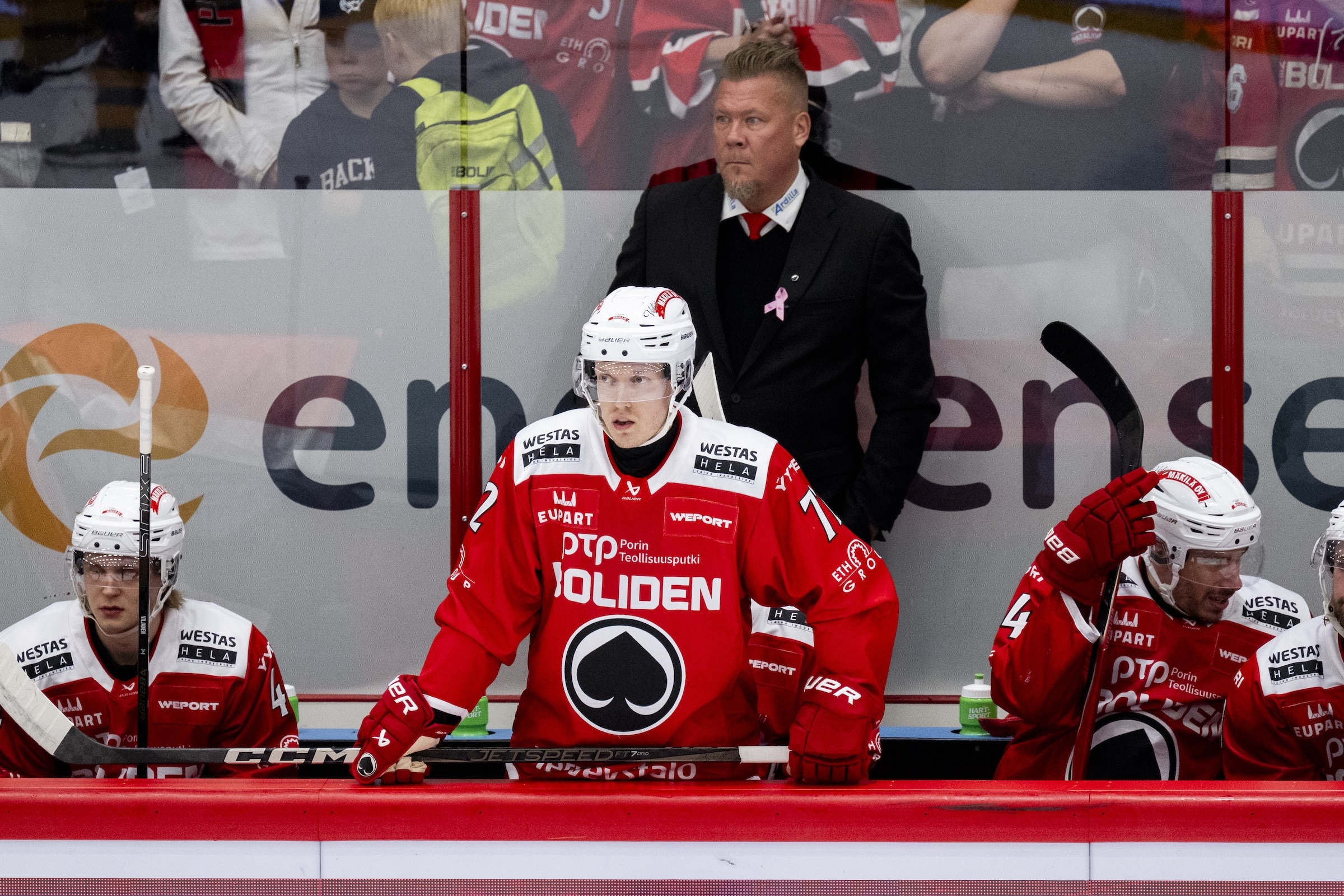Porin Ässien päävalmentaja Jarno Pikkarainen